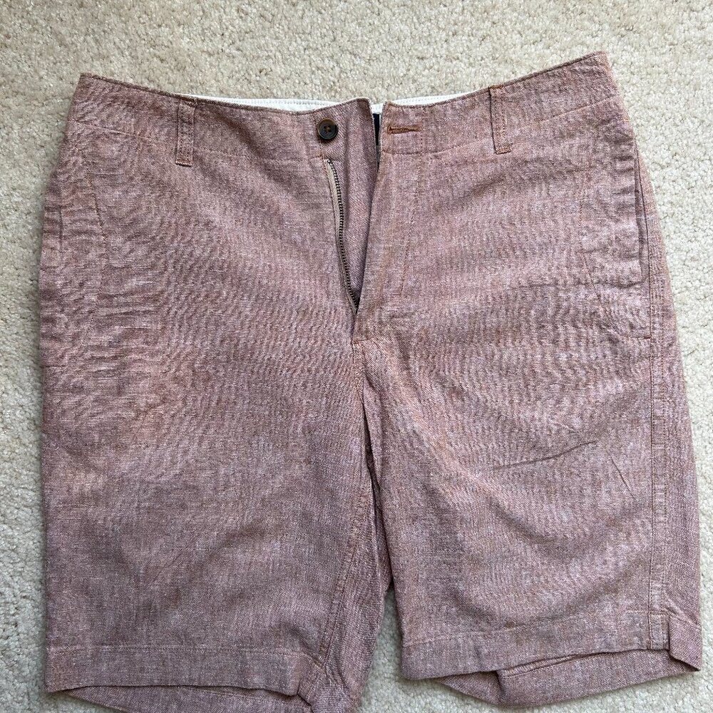 J Crew Gramercy Brown Shorts 9'' W 31